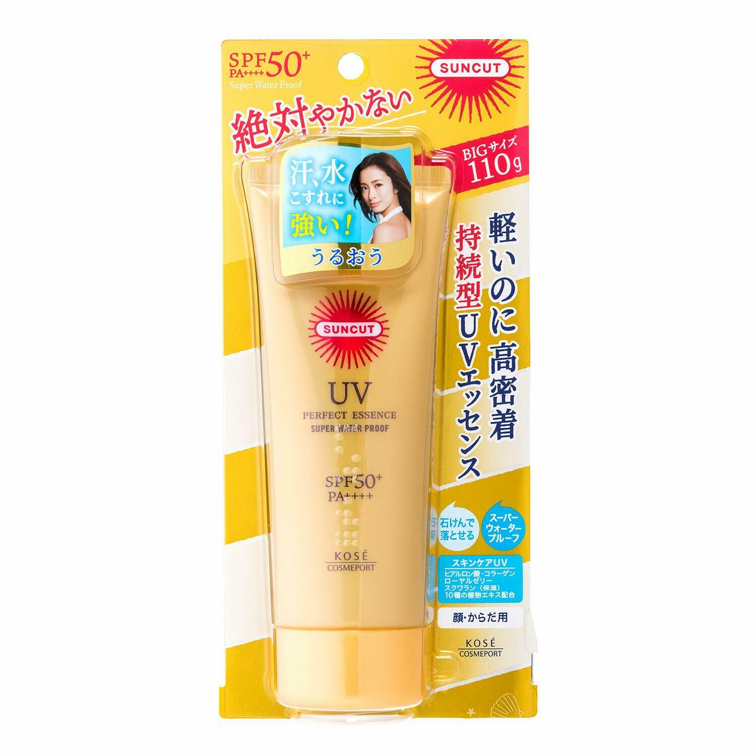 Kose Suncut UV Perfect Essence Super Waterproof 110g SPF50+PA++++